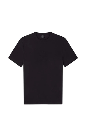 Armani Exchange logo-embossed T-shirt - Black