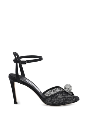 Jimmy Choo Sacora lace sandals - Black