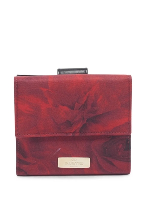 Valentino Garavani Pre-Owned floral-print wallet - Red
