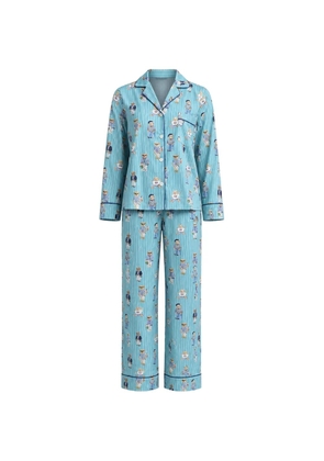 Polo Ralph Lauren Polo Bear pinstripe pajamas - Blue