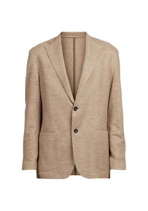 Fradi single-breasted notch-lapel blazer - Neutrals