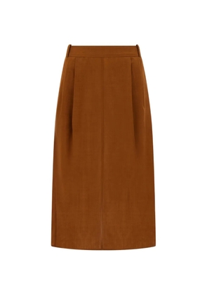 Ferragamo midi skirt - Brown