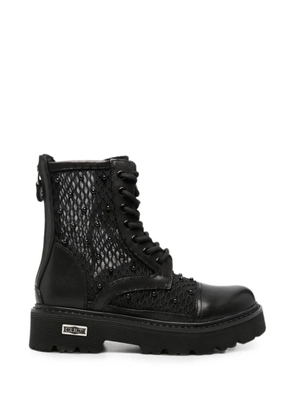 Cult stud-embellishment boots - Black