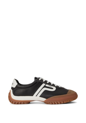 Polo Ralph Lauren panelled leather sneakers - Black