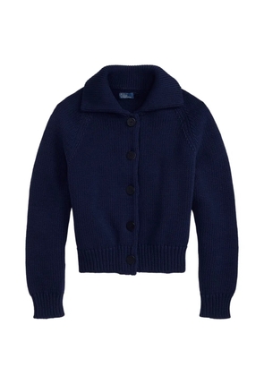 Polo Ralph Lauren flapped-collar buttoned cardigan - Blue
