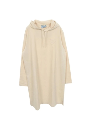 Prada Pre-Owned 2010s hooded midi dress - Neutrals