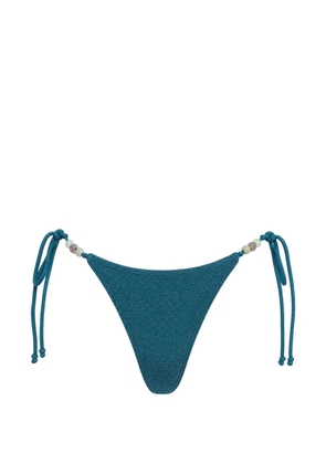 BOUND Side Vista beaded bikini bottoms - Blue