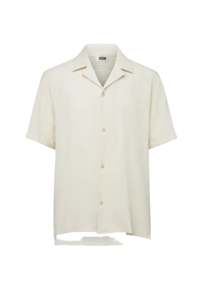 Drykorn Bijan_2 jacquard short-sleeve shirt - Neutrals