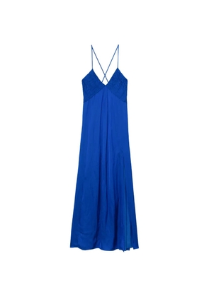 Zadig&Voltaire Rayonne satin dress - Blue