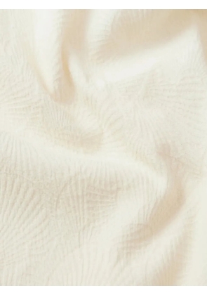 Drykorn Bijan_2 jacquard short-sleeve shirt - Neutrals