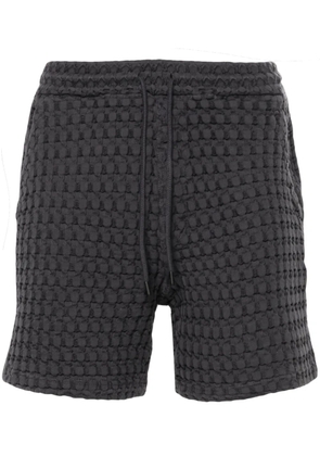 OAS Company Porto waffle-knit deck shorts - Grey