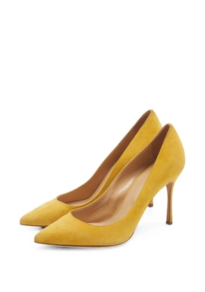 Sergio Rossi suede pumps - Yellow