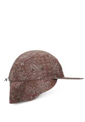 Supreme bandana-print baseball cap - Brown