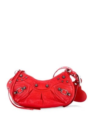 Balenciaga Pre-Owned Le Cagole Giant Studs Shoulder Bag Leather XS hobo bag - Red