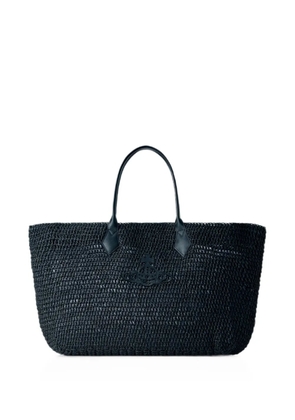 Vivienne Westwood Orb-plaque woven tote bag - Black