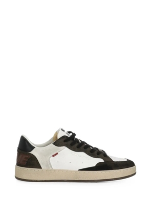 Crime London Chelsea panelled leather sneakers - White