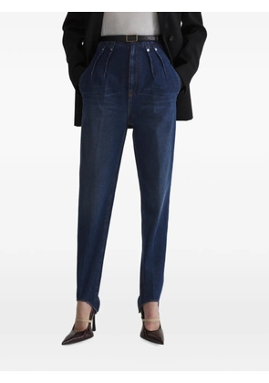 Mugler hight waist denim pants - Blue