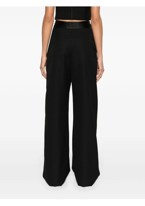 Seen Users Wrapped In Roses tailored trousers - Black