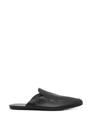 Ann Demeulemeester whipstitch-trim loafers - Black