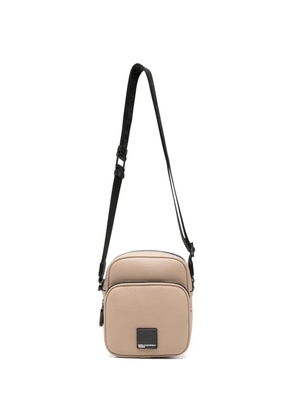 Karl Lagerfeld Jeans logo-patch messenger bag - Neutrals