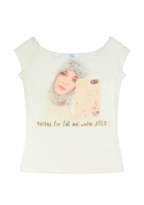 Praying 2013 graphic-print T-shirt - Neutrals