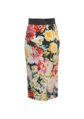Dolce & Gabbana Pre-Owned floral-print midi pencil skirt - Pink