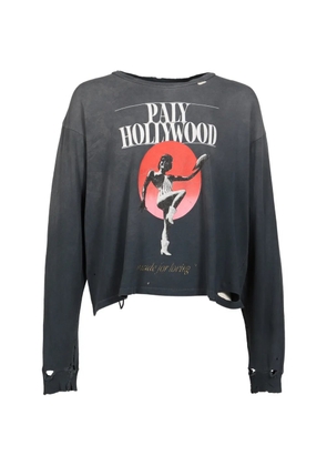 Paly Myra Breckenridge graphic-print distressed T-shirt - Black
