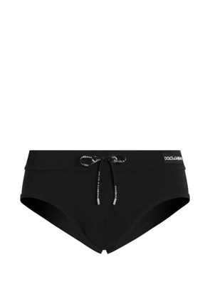 Dolce & Gabbana swim briefs with logo - Black