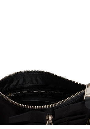 Moschino wrist-strap clutch bag - Black