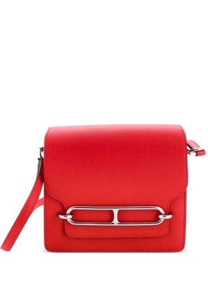 Hermès Pre-Owned Roulis Bag Evercolor 18 crossbody bag - Red