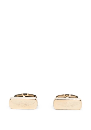 Aston Martin Watches logo-engraved cufflinks - Gold