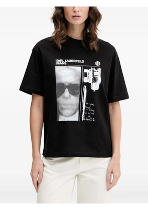 Karl Lagerfeld Jeans graphic-print T-shirt - Black