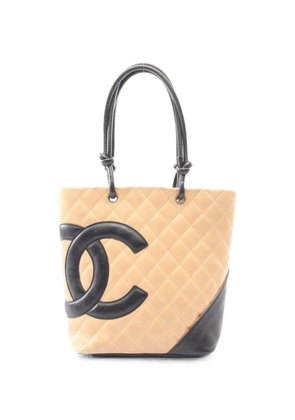 CHANEL Pre-Owned 2004-2005 medium Cambon Line shoulder bag - Neutrals