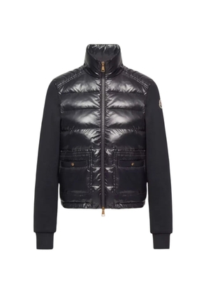 Moncler quilted panelled jacket - Blue
