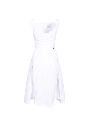 Vivienne Westwood Sunday gathered midi dress - White