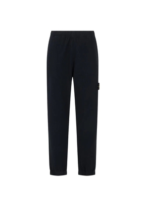 Stone Island logo-patch track pants - Blue