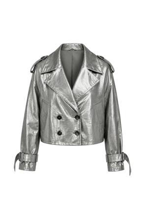 Giorgio Brato double-breasted coat - Silver