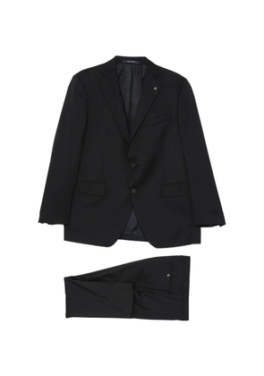Tagliatore Super 110'S single-breasted wool suit - Blue