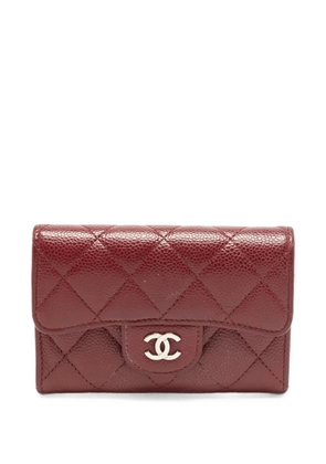 CHANEL Pre-Owned quilted Classic card holder - Red