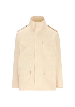 Valentino Garavani high-collar utility jacket - Neutrals