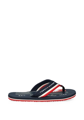 Tommy Hilfiger logo-print flip-flops - Blue
