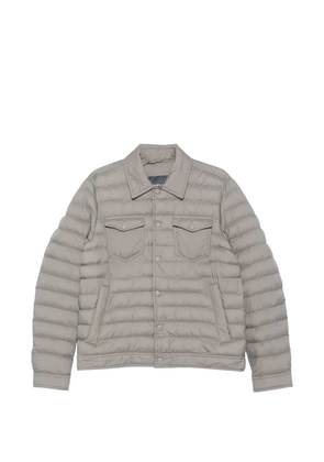Herno quilted press-stud jacket - Grey