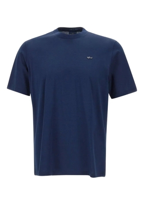 Paul & Shark logo cotton T-shirt - Blue