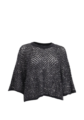 Ba&Sh 2010-2020s Nate sequin sweater - Black