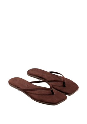 Tkees Lily suede flip-flops - Brown
