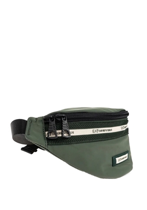 Ea7 Emporio Armani logo-patch belt bag - Green
