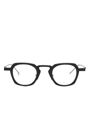 Thom Browne Eyewear geometric-frame glasses - Grey
