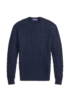 Ralph Lauren Purple Label cable-knit cashmere sweater - Blue