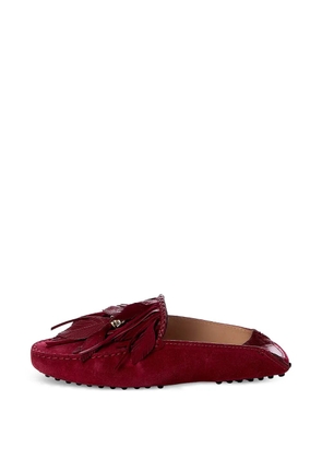 Tod's Gommini Vendre flat mules - Red