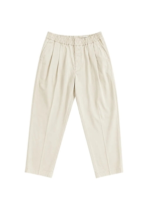 BE ABLE pleated elasticated trousers - Neutrals